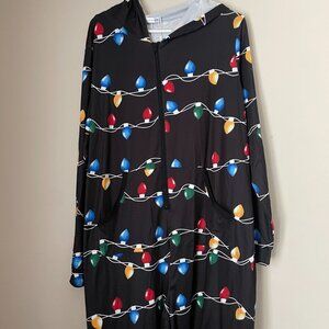 Christmas Lights Onesie Pajamas